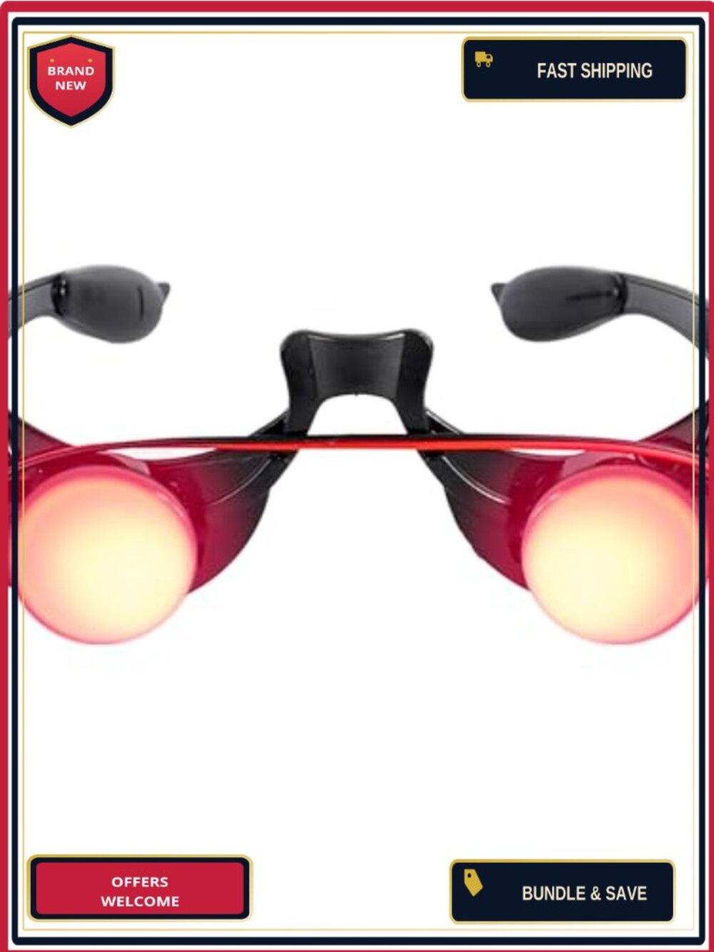 LED Light Up Glasses Rave Party Favors Halloween Cosplay Eyewear